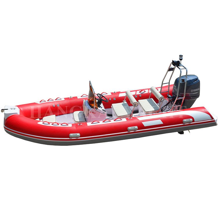 17ft 5.2m Rigid Inflatable Fishing Boat With Engine For Sale RIB520B